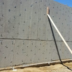 split rock commercial project prefabricated concrete walls