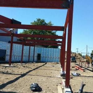 split rock commercial project prefabricated concrete walls