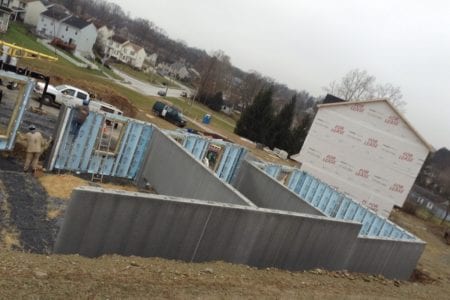 Precast Foundation project Hanover PA