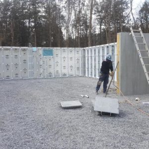 Precast Foundation Installation in Ravena, NY