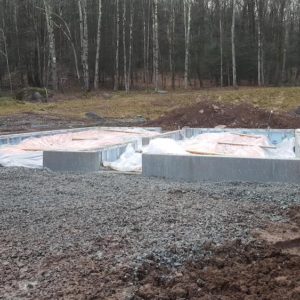 precast foundation installation in Greenfield Park, NY