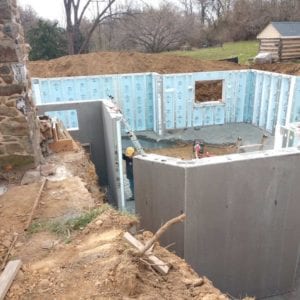 Custom home built with precast foundation in Lovettsville, VA