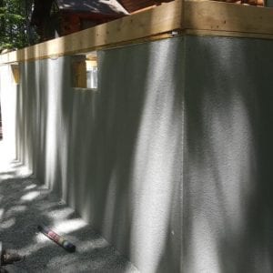 precast foundation for garage addition in Lackawaxen, PA