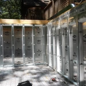 precast foundation for garage addition in Lackawaxen, PA