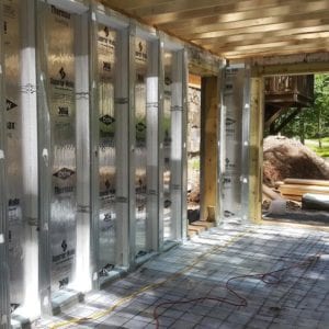 precast foundation for garage addition in Lackawaxen, PA