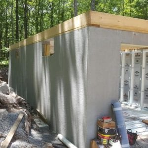 precast foundation for garage addition in Lackawaxen, PA