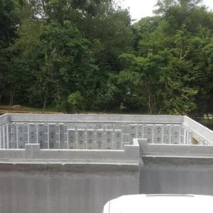 installing precast foundation for seaside home in Guilford, CT