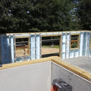 precast foundation for home addition in warwick, NY
