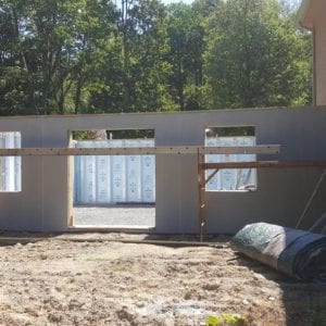 precast foundation for home addition in warwick, NY