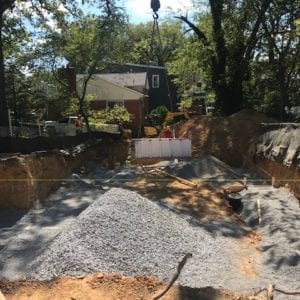 precast foundation installation in washington, DC
