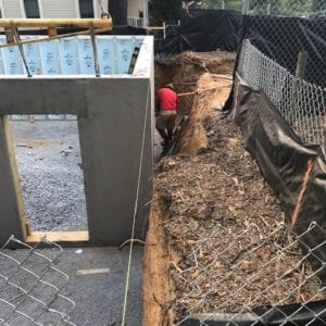 precast foundation installation in washington, DC