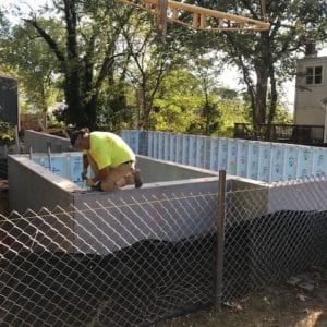 precast foundation installation in washington, DC