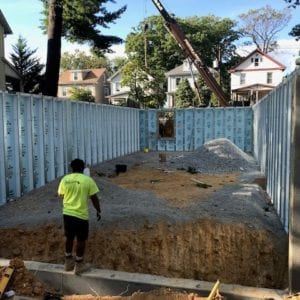 precast foundation installation in washington, DC