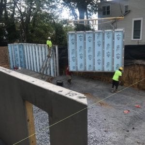 precast foundation installation in washington, DC