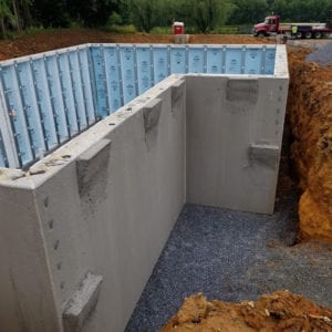 construction in high meadow development in manheim township, pa