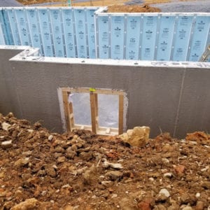 construction in high meadow development in manheim township, pa