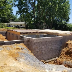 construction in high meadow development in manheim township, pa